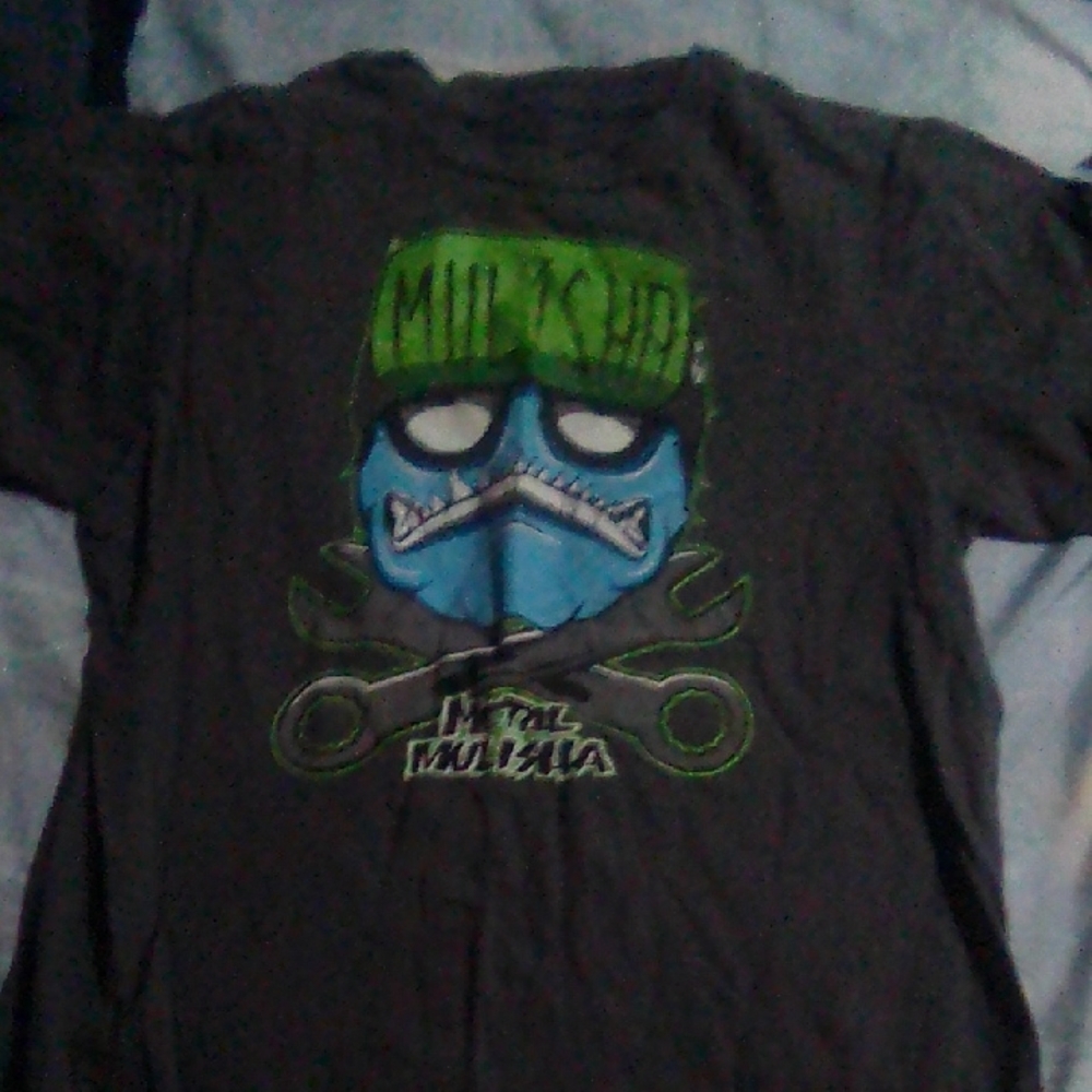 Gray and Green Short Sleeve Tees Casual Style